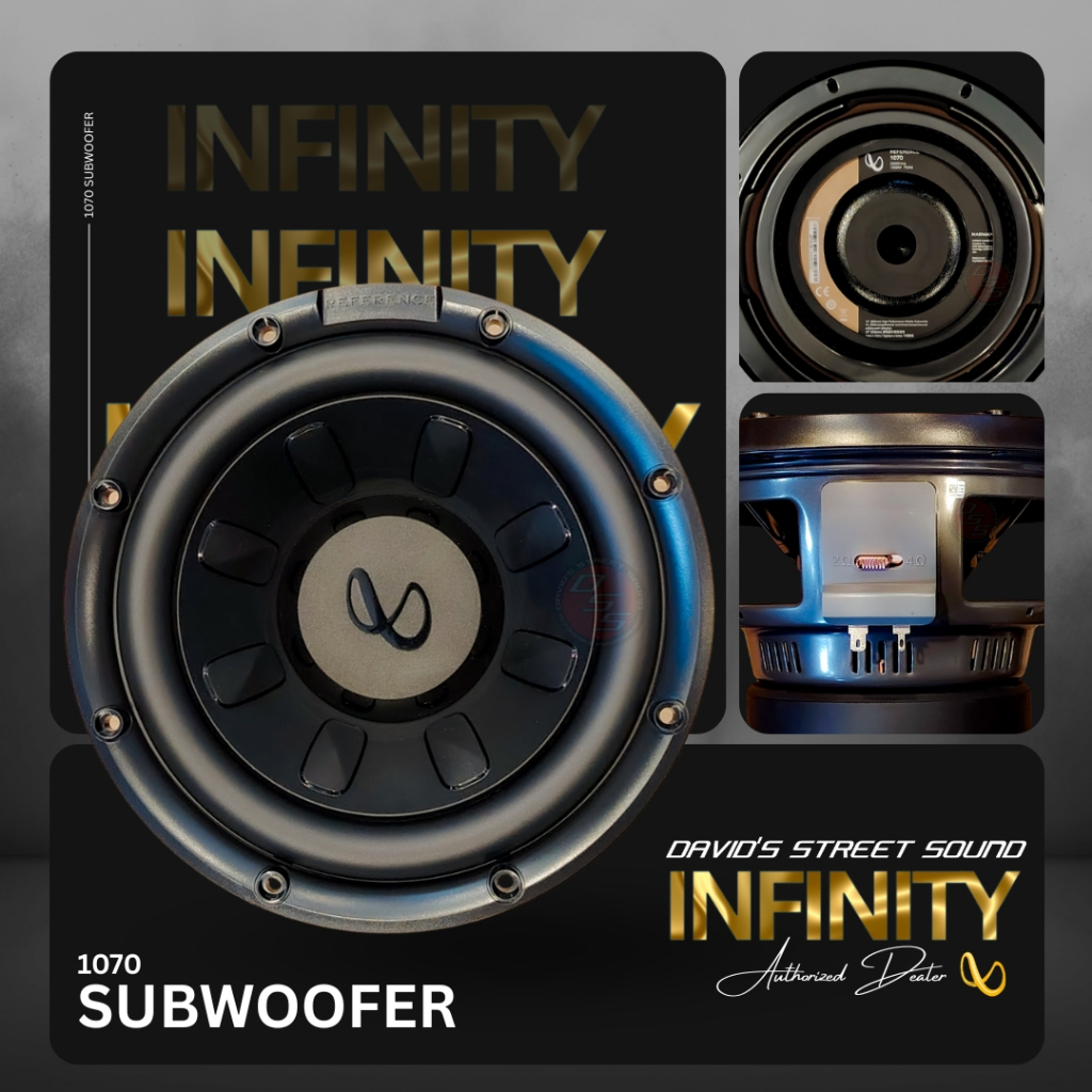 INFINITY REFERENCE 1070 SUBWOOFER, SPEAKER, SUBWOOFER, INFINITY ...