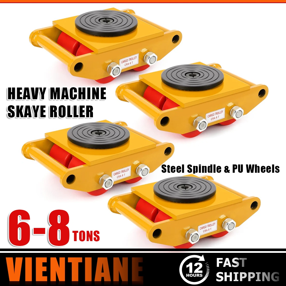 Heavy Machine Dolly Skate Roller Machinery Mover With 360 Degree ...