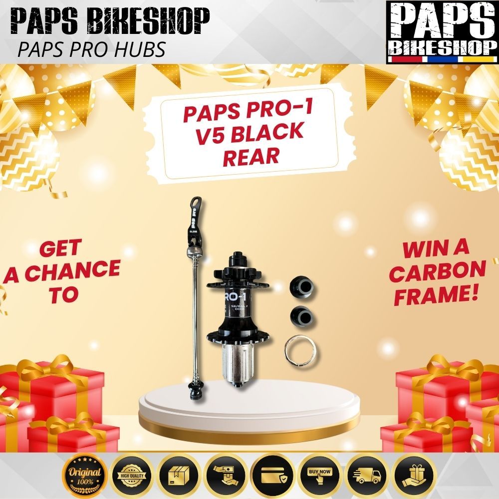 PAPS PRO-1 HUBS RAFFLE WIN A CARBON FRAME AND OTHER PARTS | Shopee ...