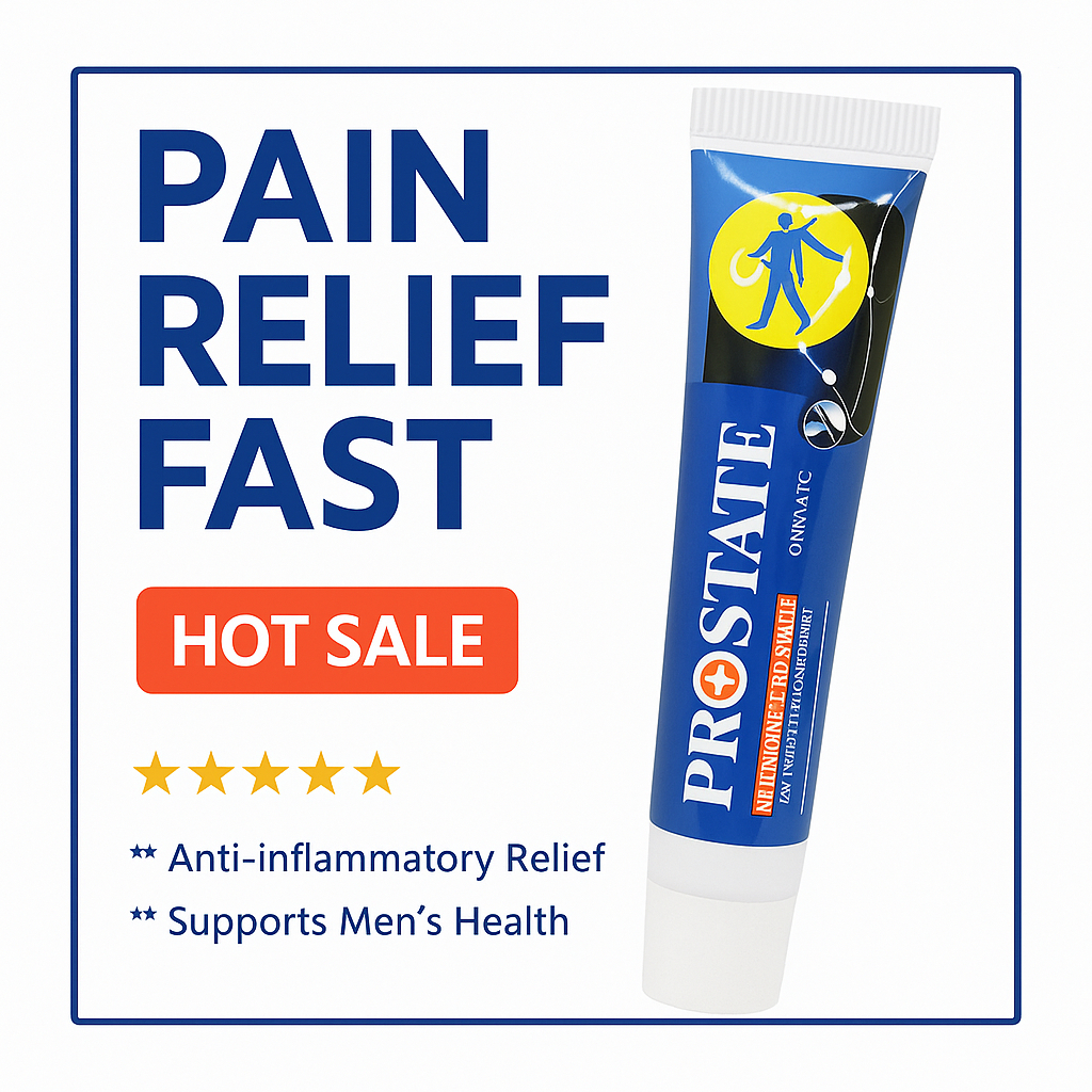 Original Prostate Cream for Men – Anti Inflammatory, Pain Relief ...