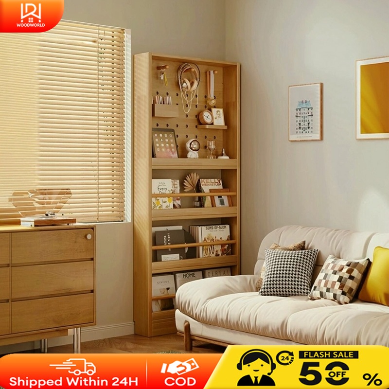 10cm Ultra-Thin Solid Wood Door - Behind Shelf Perforated Board ...