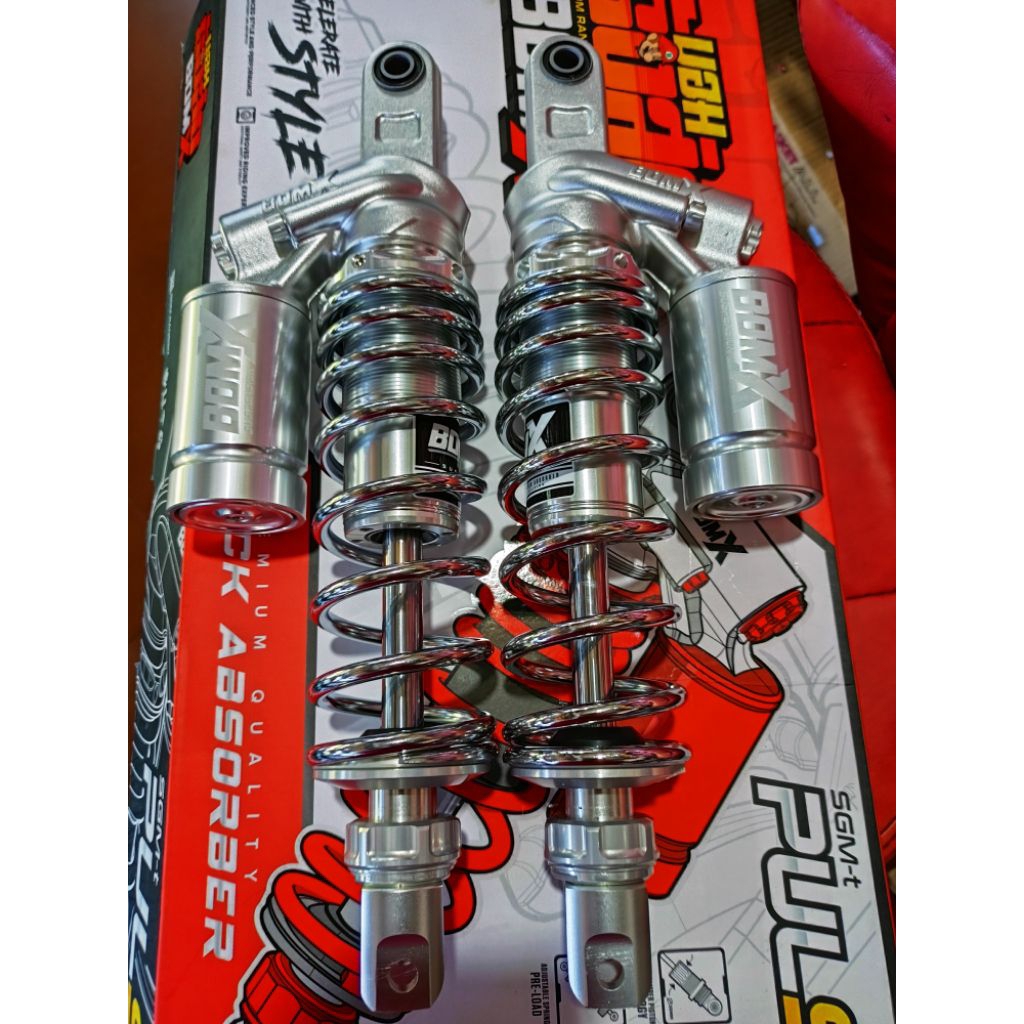 BOM-X REAR SHOCK (335MM/305MM) FOR NMAX/AEROX/PCX (PULSE/FORCE SP ...