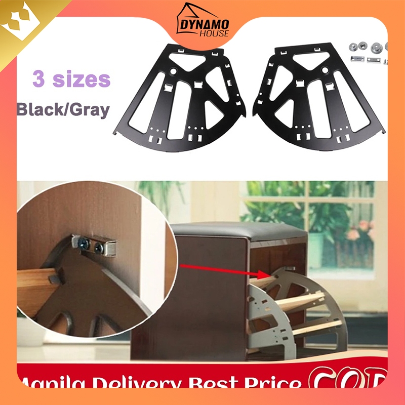 Set of 2 Shoe Cabinet Hinges Steel Shoe Rack Shelf Flip Rack Hardware ...