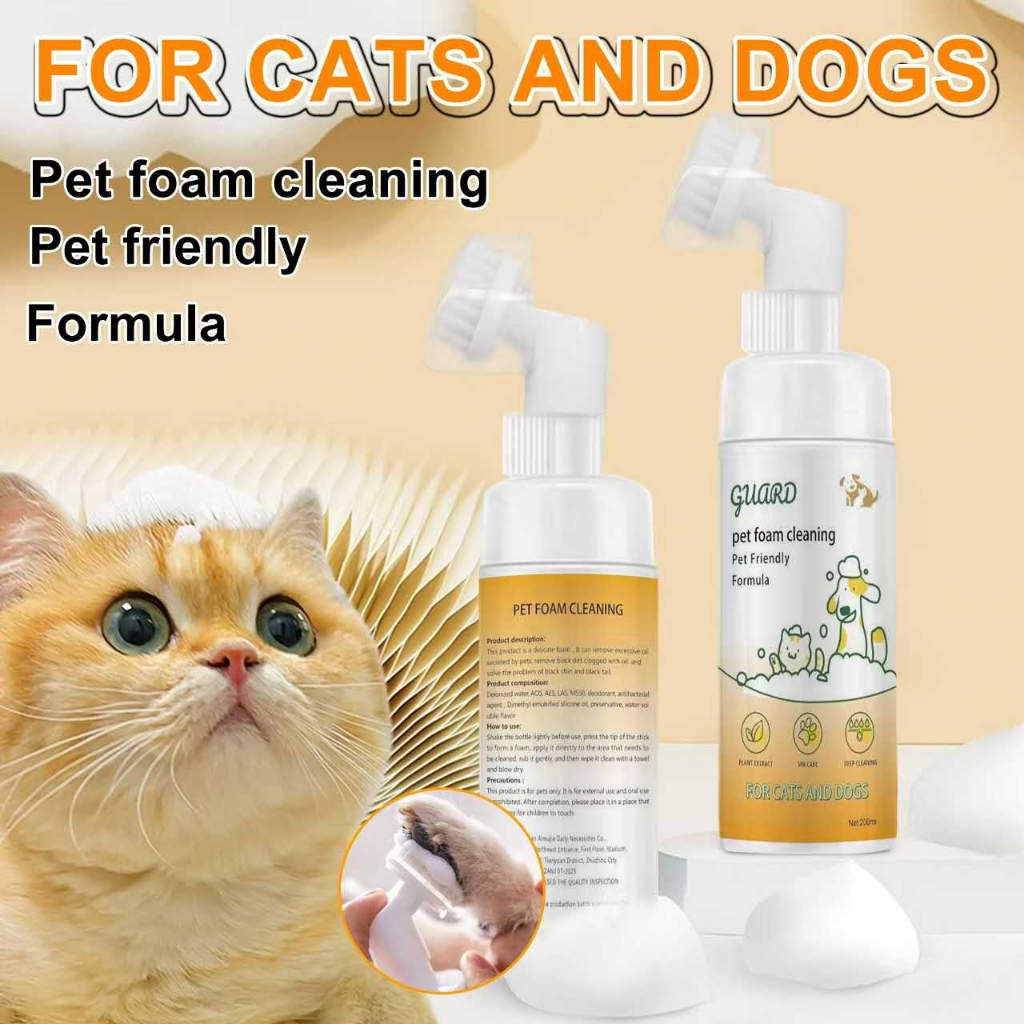 Pet Paw Cleaning Foam 200ml Deep Clean Deodorize Foot Cleaner | Shopee ...