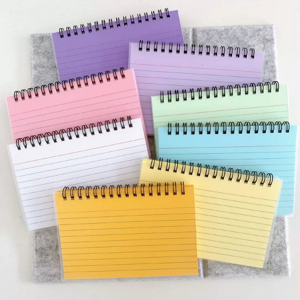 50 sheets Portable Notepad Tearable Horizontal Line Journal Diary ...