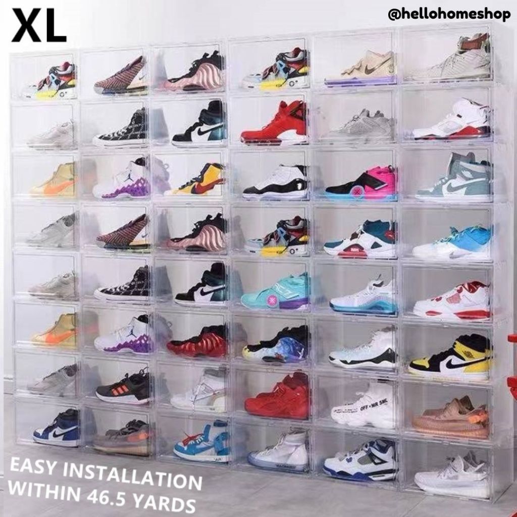 COD ShoeBox Extra Large Shoe Rack Size US 13 AJ Shoes Foldable Boxes ...