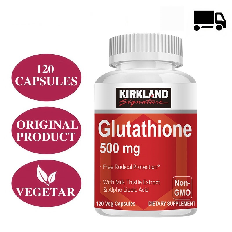 KIRKLAND Glutathione capsules 500mg with Powerful antioxidant, reduces inflammation