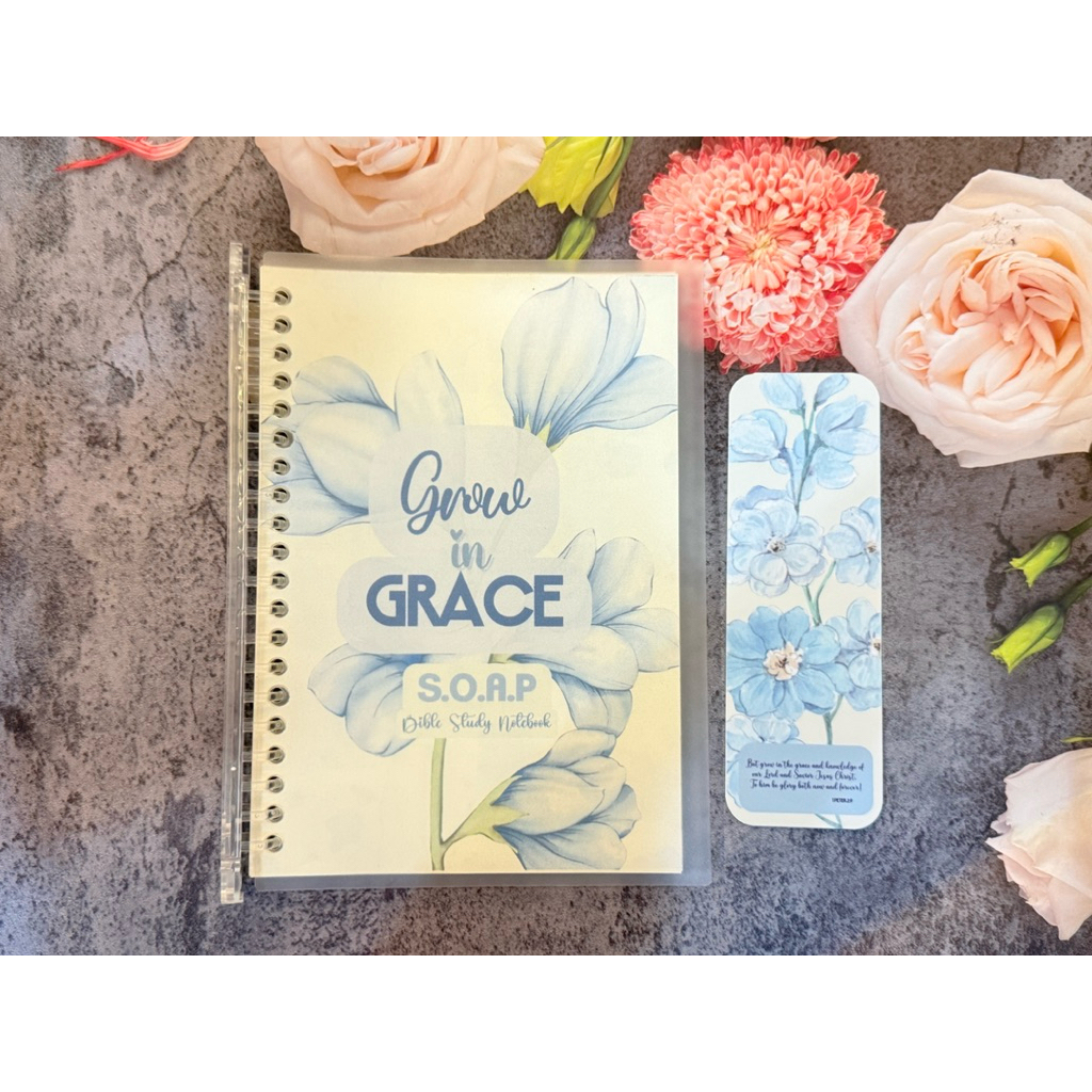 Devotional Journal - S.O.A.P. Bible Study Notebook with Bookmark ...