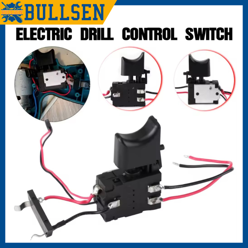 12V Lithium Battery Electric Drill Switch Trigger Switch With Small led ...