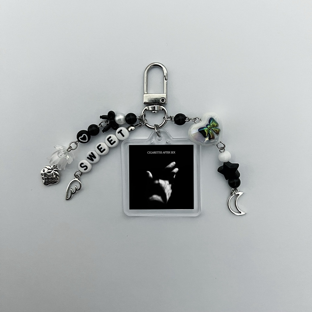 CIGARETTES AFTER SEX Keychain with Photo Back to Back