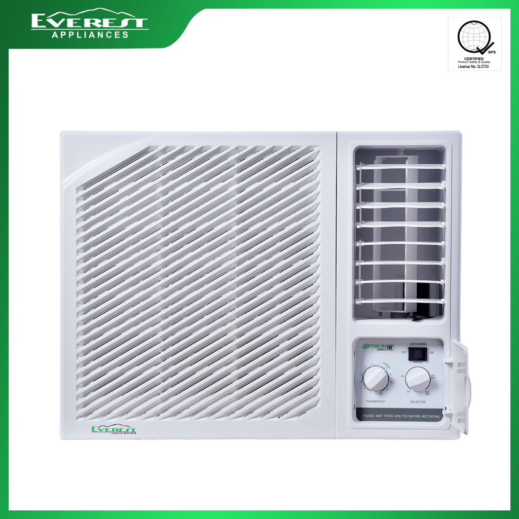 EVEREST Non Inverter Window Type Manual Aircon/ Fast Cooling