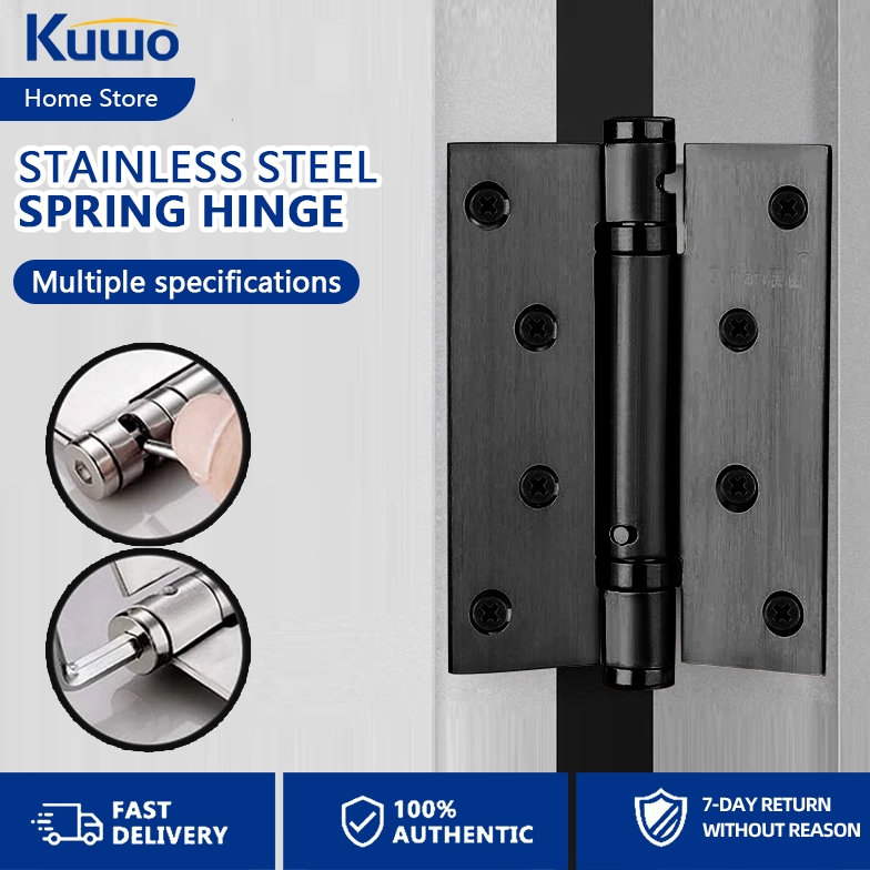 Kuwo Stainless Steel Spring Hinges Complete Set Of Automatic Door ...