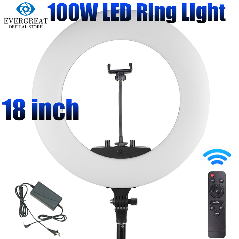 100W Live Photography Fll Light 18 inch Beauty Ring Light Mobile Phone ...