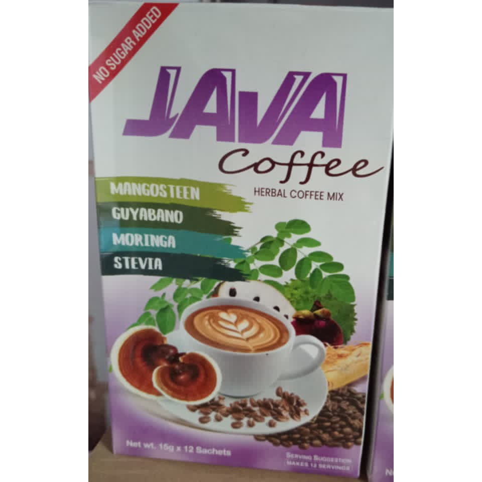 Java Coffee with Mangosteen , Guyabano, Moringa ,Stevia Herbal Coffee ...