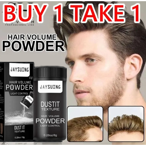 Hair Building Fiber Powder Volumizing & Texturizing Mattifying Powder ...