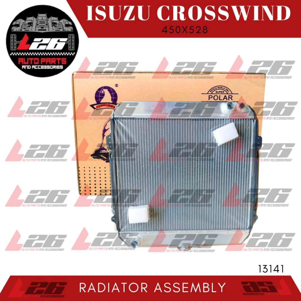 13141 Isuzu Crosswind M/T Manual Transmission 450x528 PA32 Radiator ...