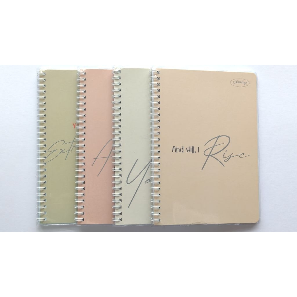 Sterling Spiral Notebook Light Hearted Pastel Cover 6x8.5 Inch 80 Lvs ...