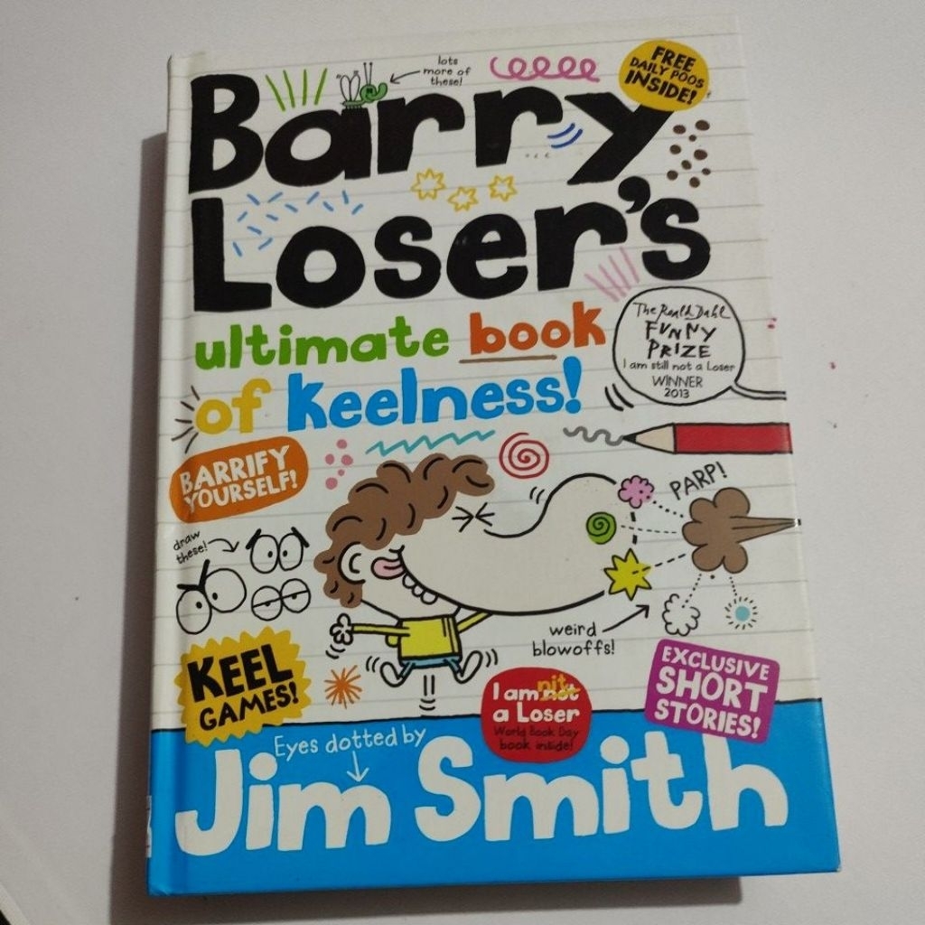 Barry Loser's (illustrated teen fiction book/few annotations on first ...