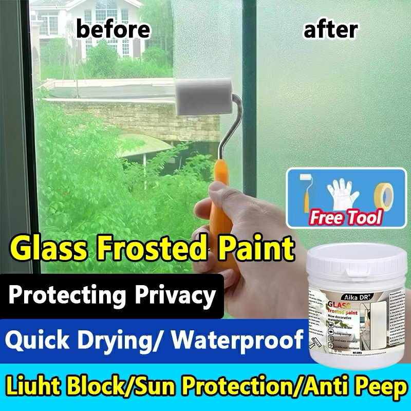 GLASS FROSTED WINDOW PRIVACY WATERPROOF PAINT-300g | Shopee Philippines