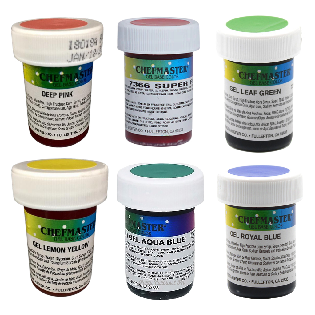 CHEFMASTER GEL BASE COLOR / FOOD COLOR | Shopee Philippines