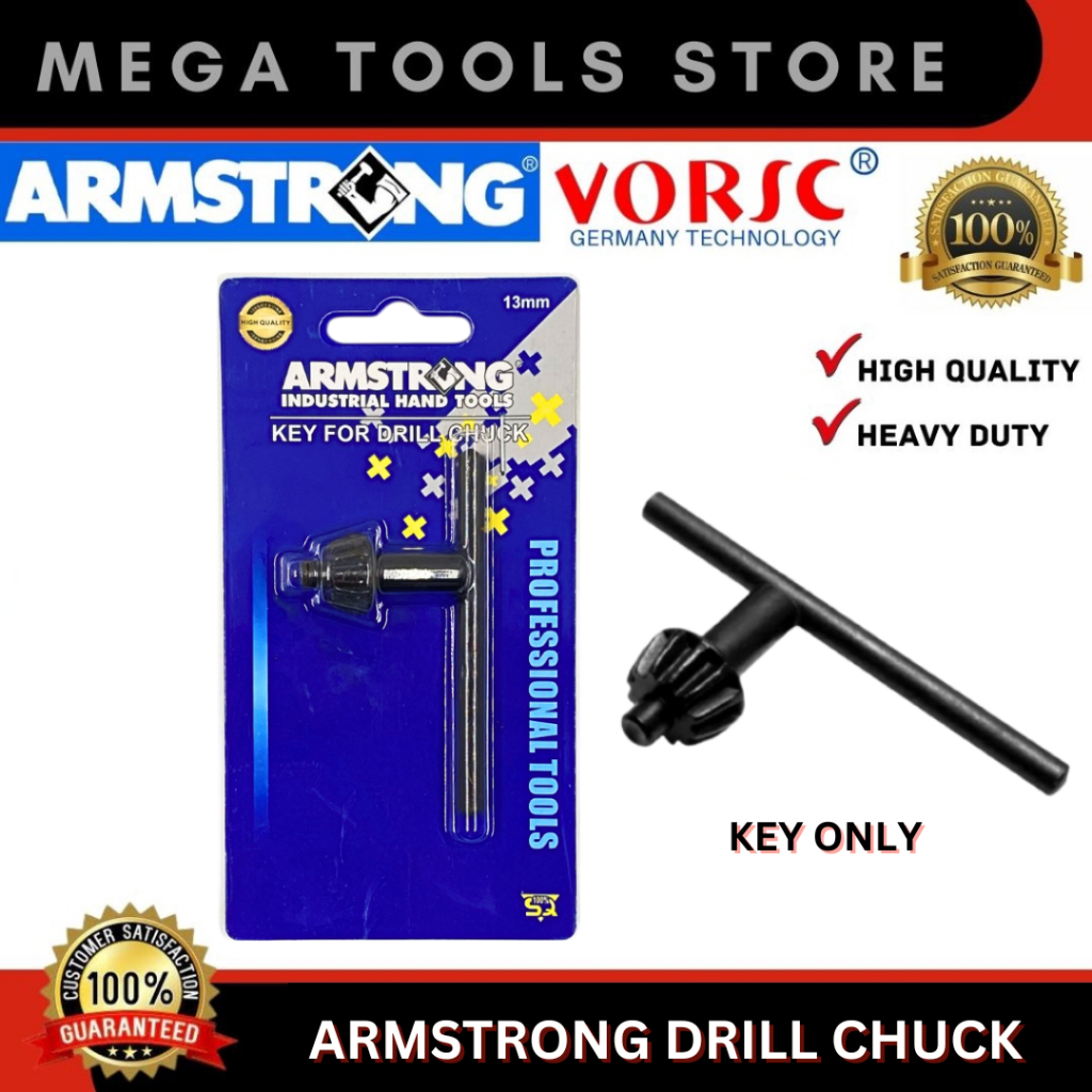 ARMSTRONG DRILL CHUCK KEY HEAVY DUTY | Shopee Philippines