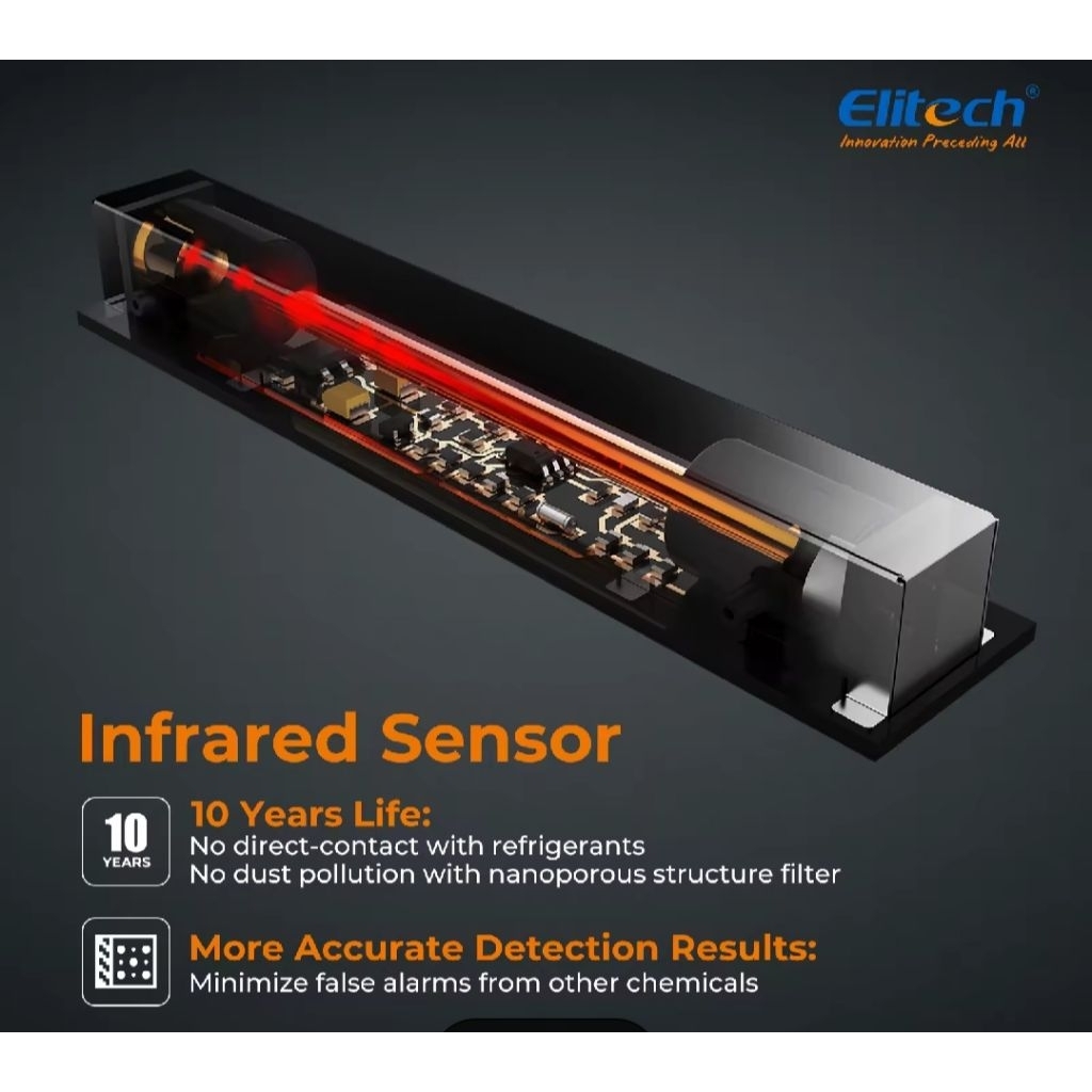 Elitech ILD-200 Advanced Refrigerant Leak Detector HalogenTester ...