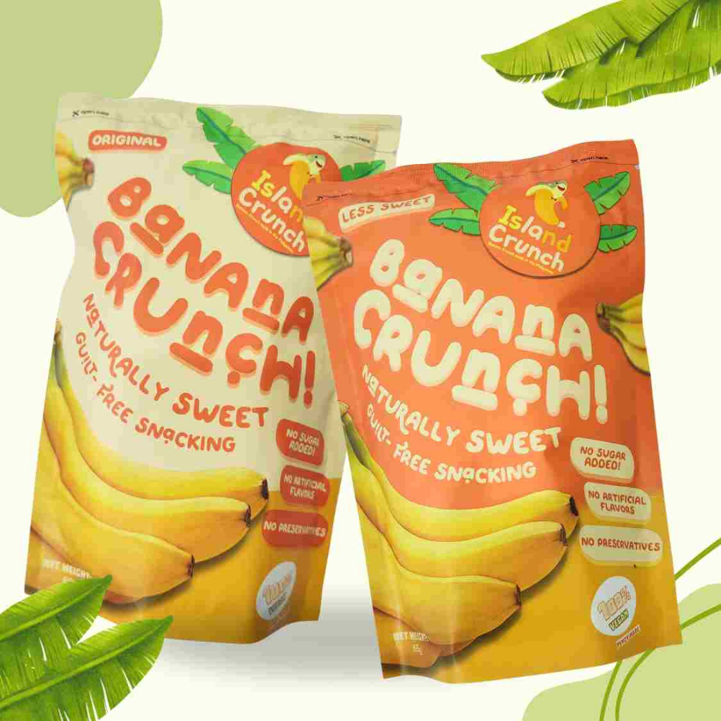 Island Crunch Banana Chips | Original flavor and Less Sweet | Shopee ...