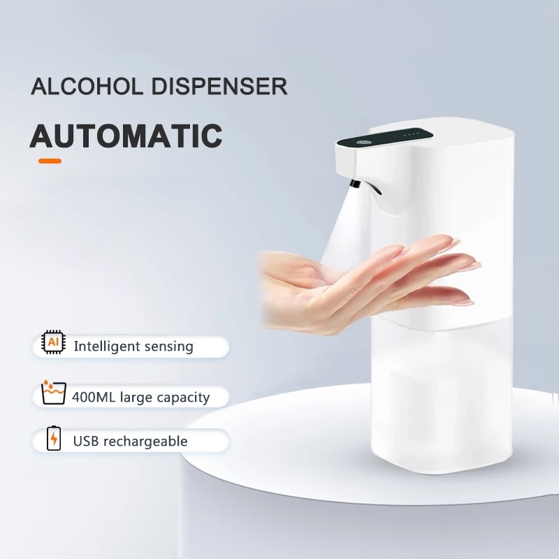 Automatic Alcohol Dispenser 400ML Induction Chargeable Hand Soap ...