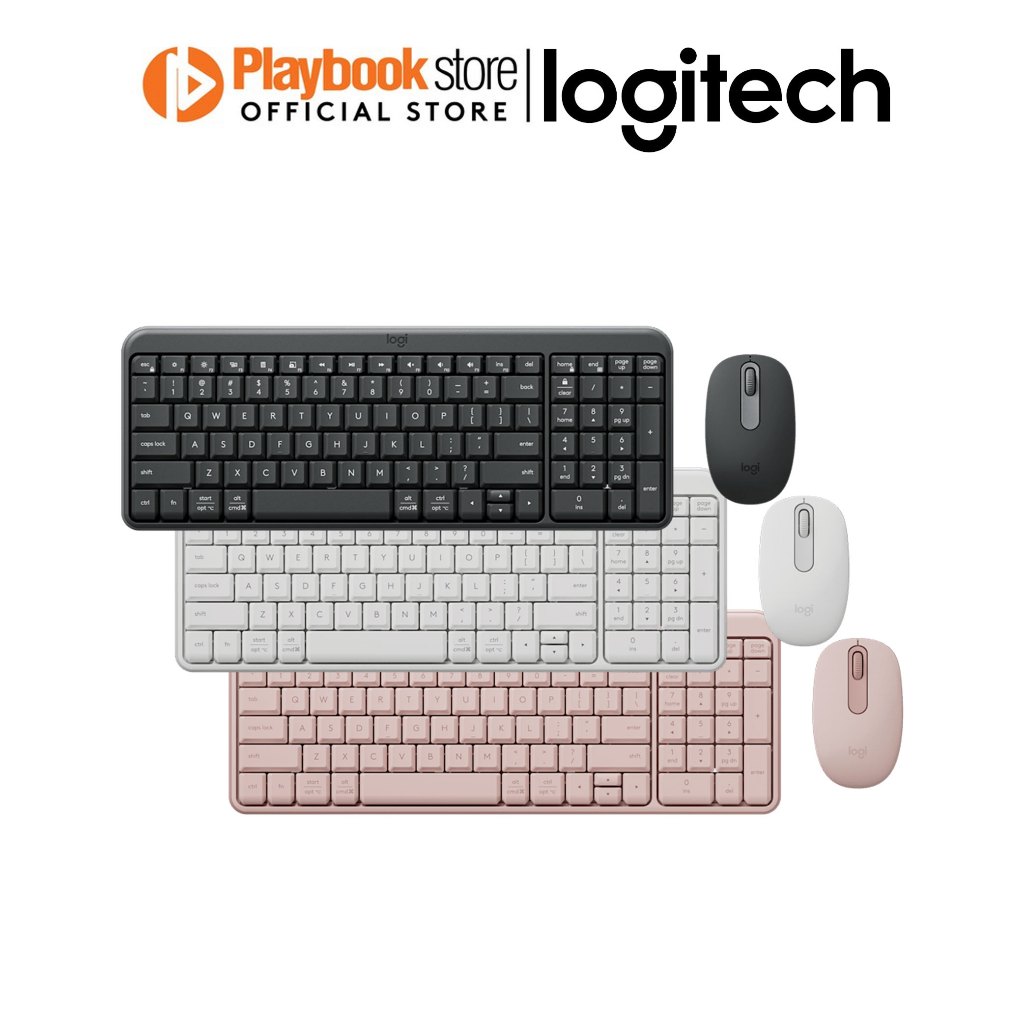 Logitech MK250 Compact Bluetooth Wireless Keyboard and Mouse Combo ...