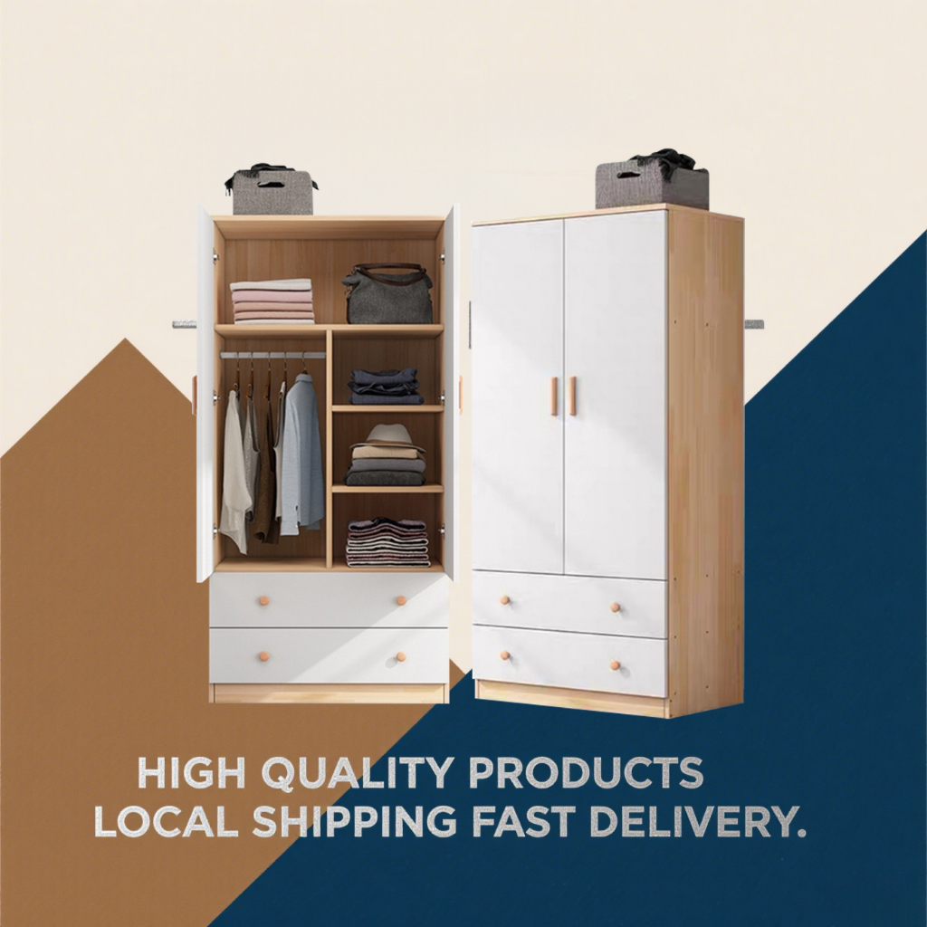 Rental Home Wardrobe Modern Style Clothing Storage Cabinet Bedroom ...
