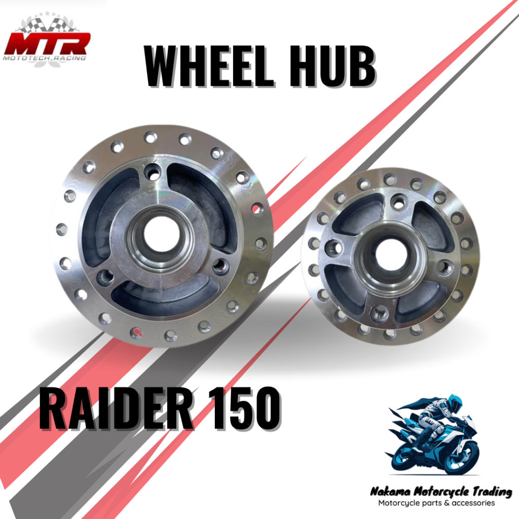 YAMAKOTO MTR MOTORCYCLE HUB FRONT REAR – FITS MIO, RAIDER, CLICK