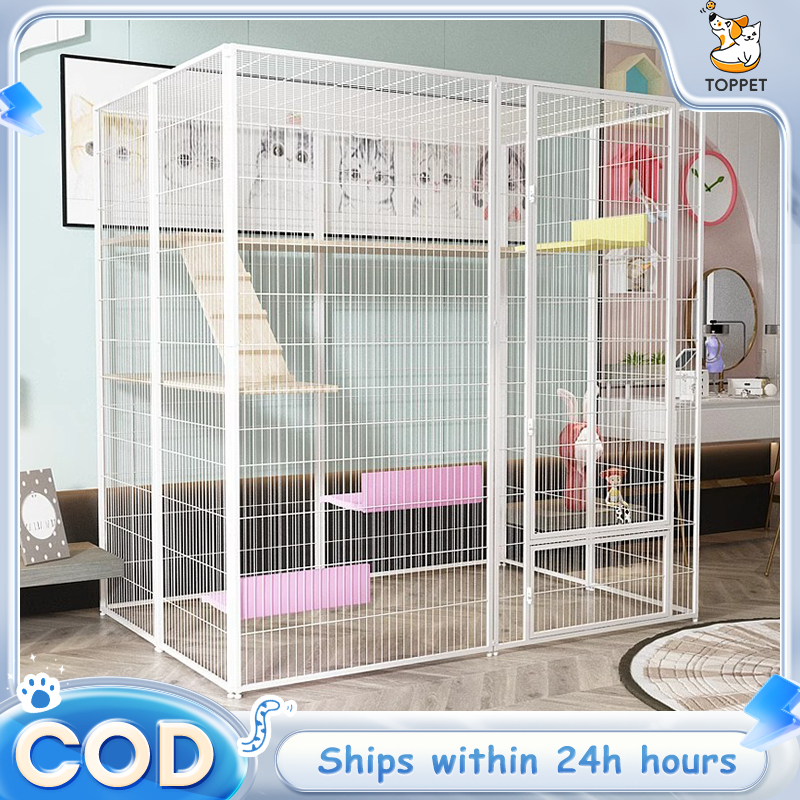 Cat Cage Large Space Spacious Pet Villa for Cats Pigeons Multi-Use Home ...