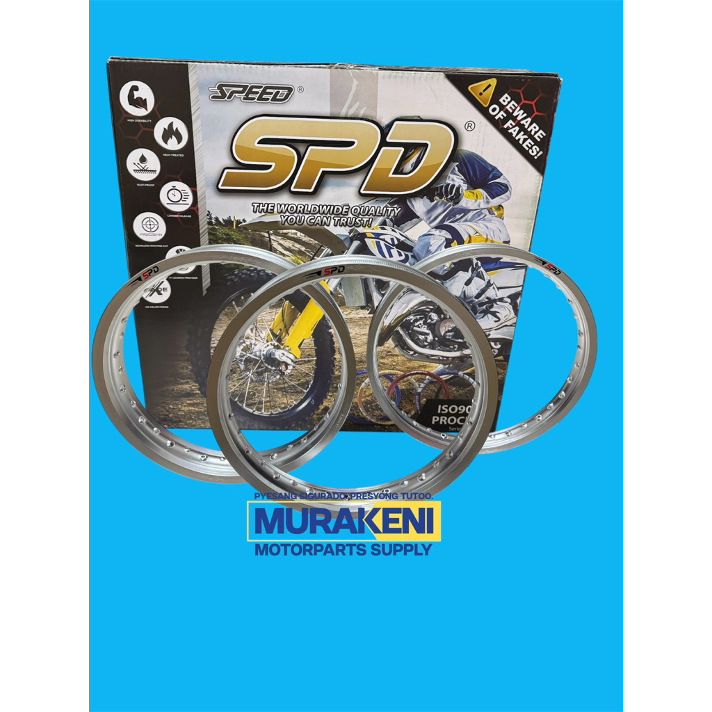 RIM SPD ALLOY SILVER (price per piece) 36 HOLES | Shopee Philippines