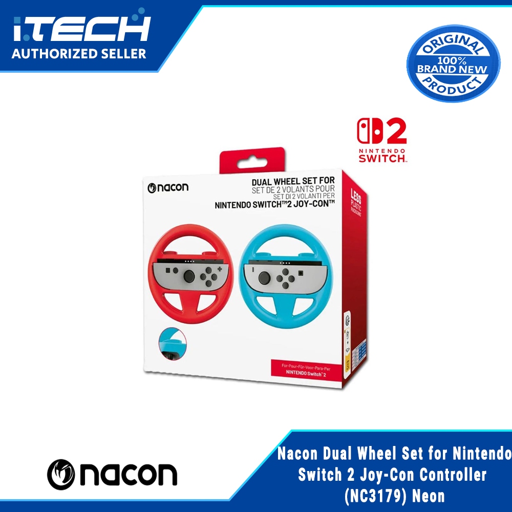 Nacon Dual Wheel Set for Nintendo Switch 2 Joy-Con Controller (NC3179 ...