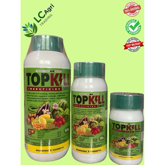 Top Kill Insecticide 500Ec (Profenofos) by S&P 1L / 500mL / 250mL ...
