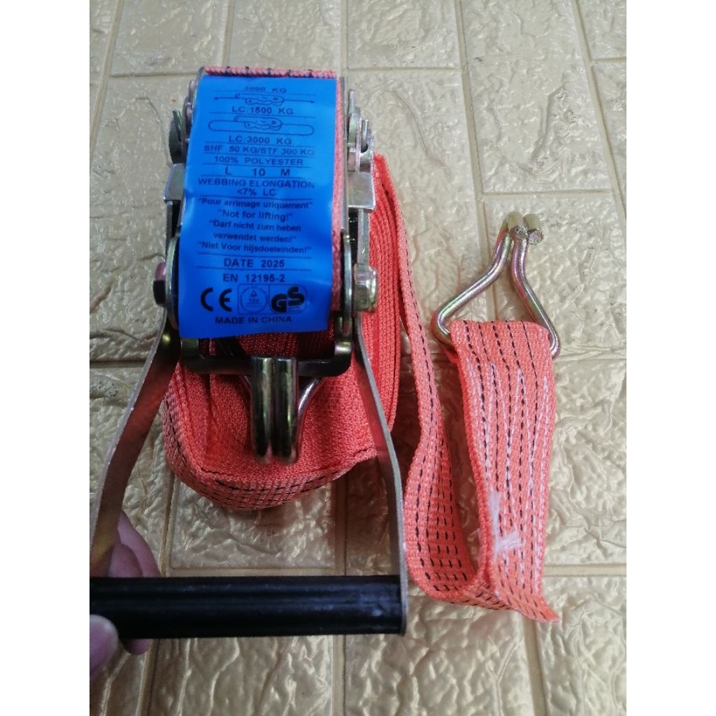 Heavy Duty Adjustable Rachet Cargo Tie Down Straps Tow Rope | Shopee ...