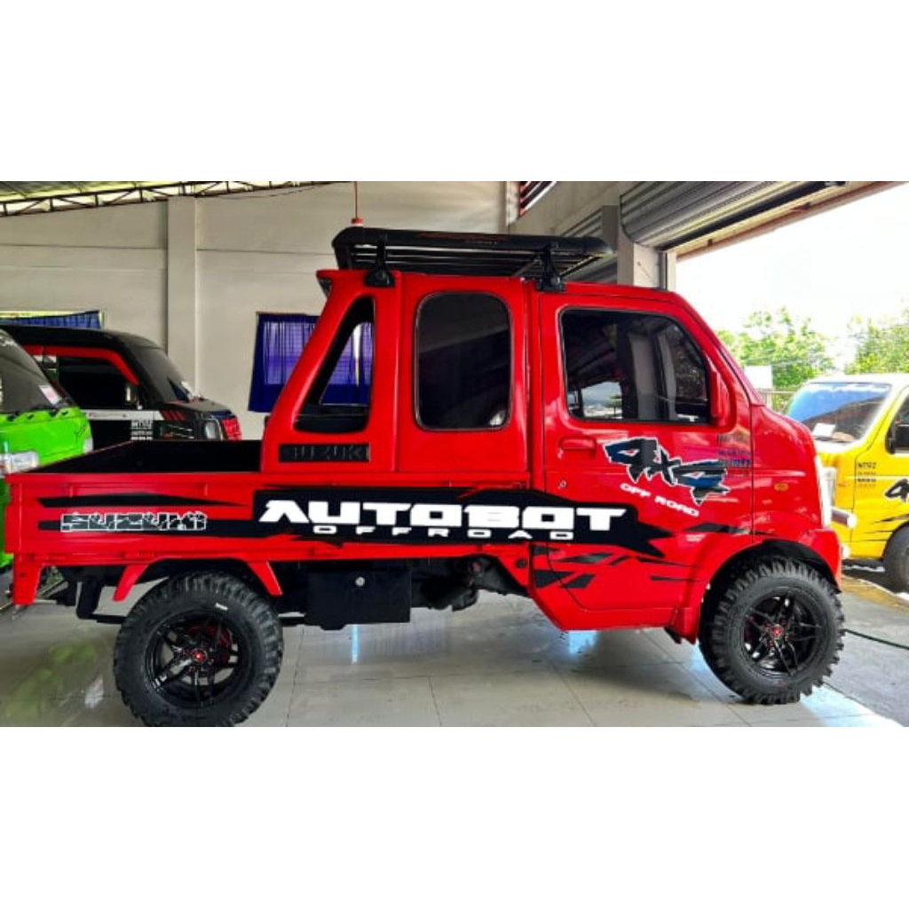 multicab 4x4 sticker set cutout waterproof high quality autobot design ...