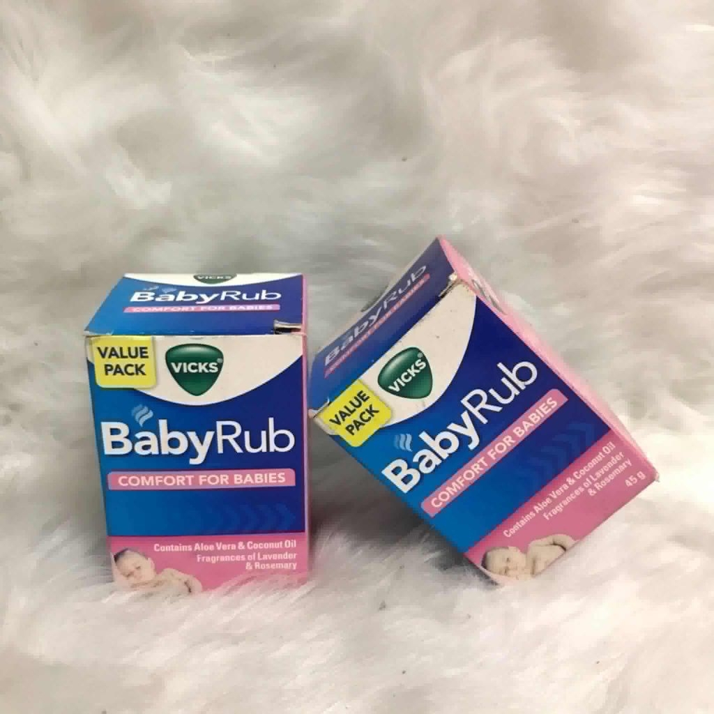 Vicks Baby Rub comfort for babies / 20g & 45g - Natural Relief for ...