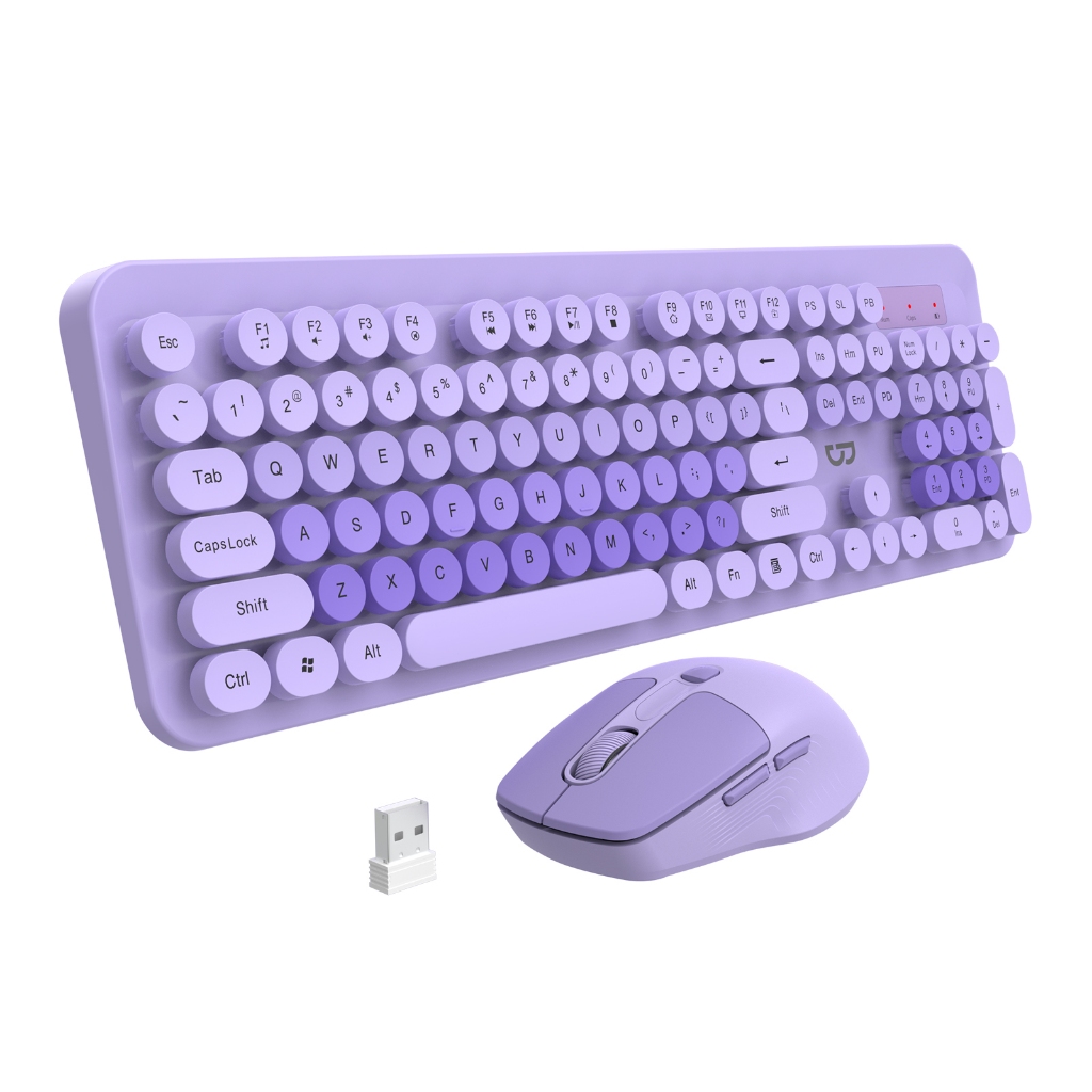 Wireless Keyboard And Mouse Combo, 2.4GHz Slim Full India - View #5