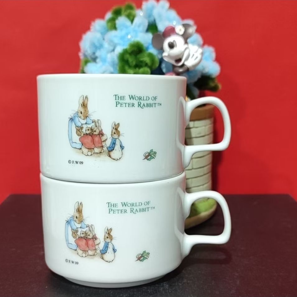 The World of Peter Rabbit Set of 2 Ceramic Cups | Shopee Philippines