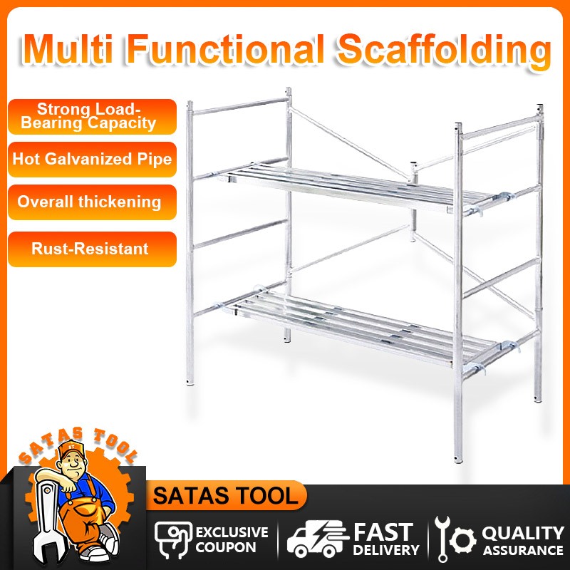 Heavy Duty Folding Scaffolding Portable Work Platform Complete 1.2-1.5M ...
