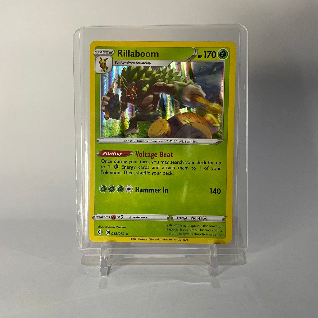 Rillaboom 013/072 (Pokemon Card) | Shopee Philippines