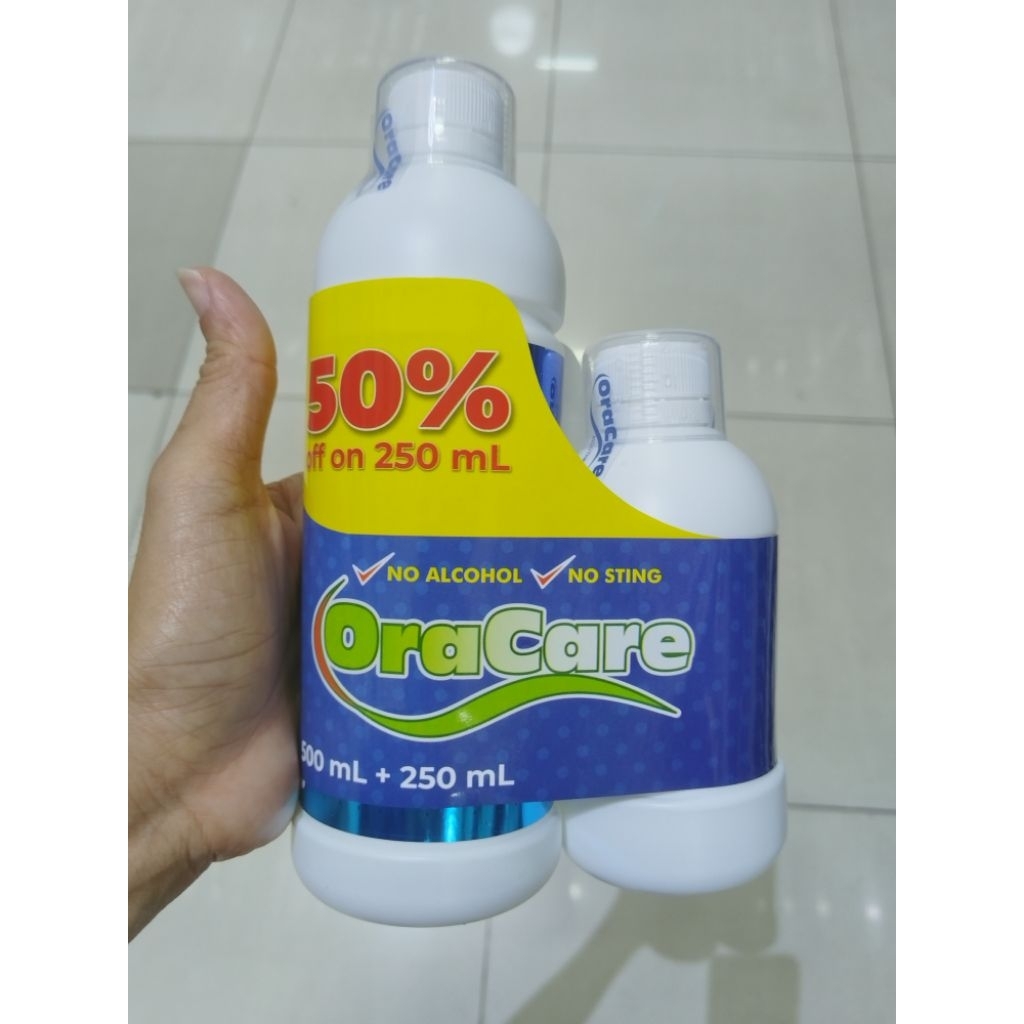 OraCare Mouthwash But1Take1 500ML+250ml OR 250ml+80ml | Shopee Philippines