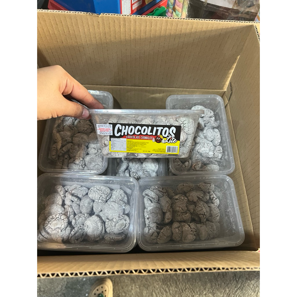 Chocolitos chocolate crinkles a box(20pcs) | Shopee Philippines
