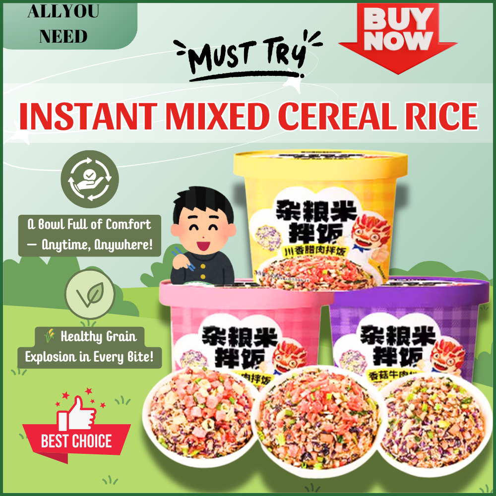 Ready Stock | 3 BOX Instant Multigrain Rice Bowl – Healthy Quick Meal ...