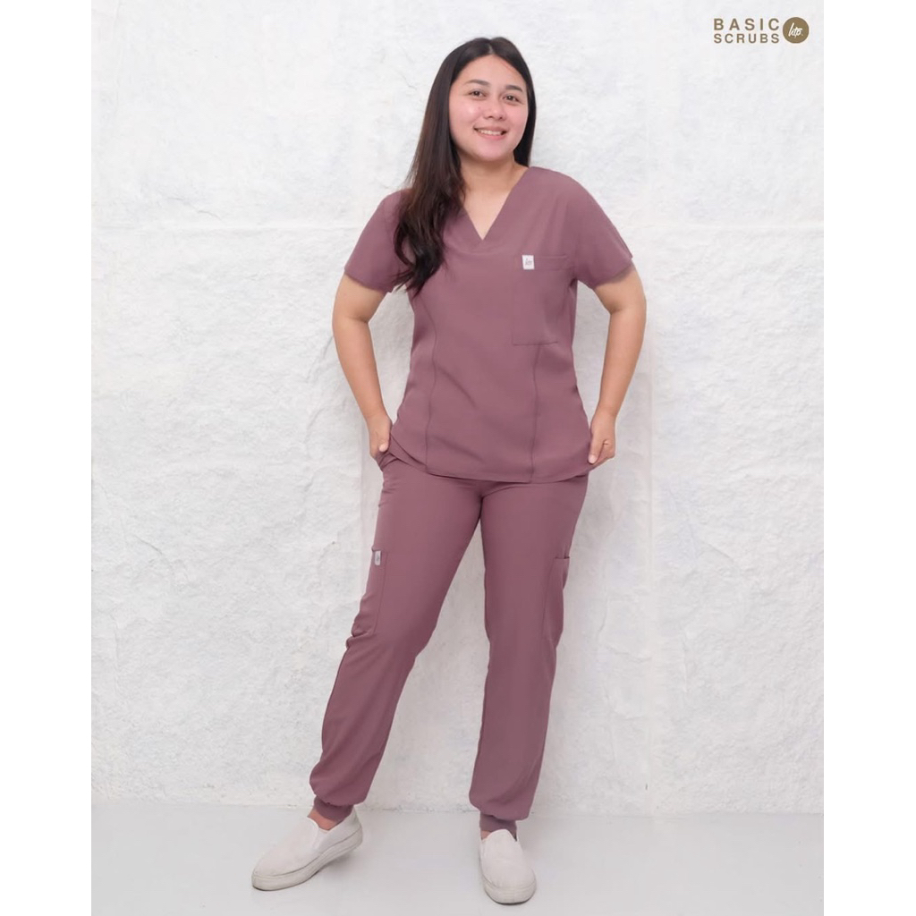 HTP Basics 6 Pocket Ankle-Cuffed Women's Unifit Scrub Suit Workwear For ...