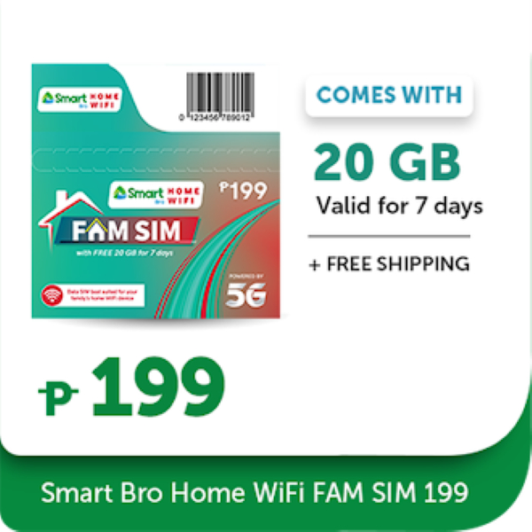 Smart Home WiFi Fam Sim/ Rocket Sim | Shopee Philippines