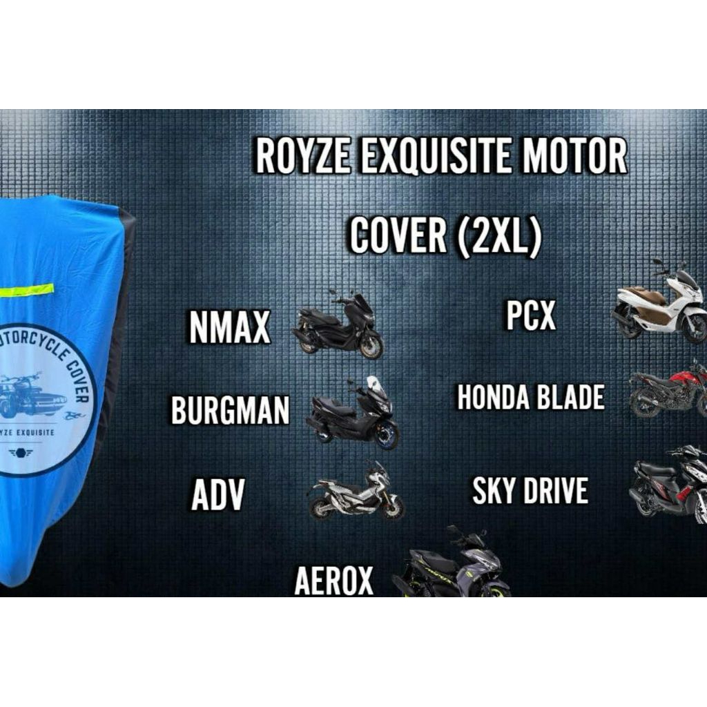 NMAX COVER / PCX / ADV / PCX 160 / BURGMAN / AEROX / R3 / R1 / R15 ...