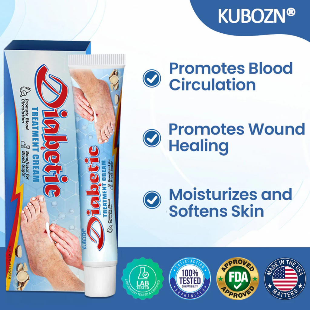 Diabetic Treatment Cream 20g | Anti Itchy Skin, Wound Healing, Soothing ...
