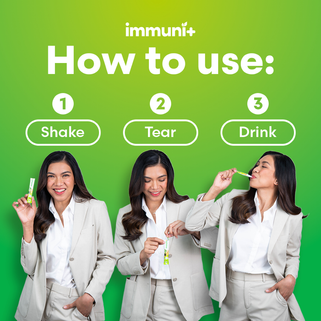ImmuniPlus Herbal Drink (Immuni+) | 12 Sachets x 12mL | Relief for ...